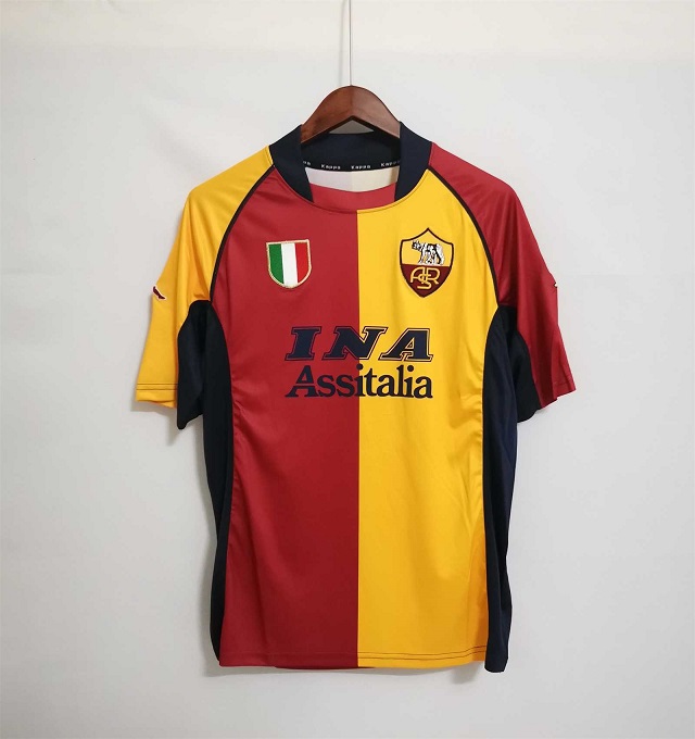 AAA Quality Roma 01/02 Home Soccer Jersey